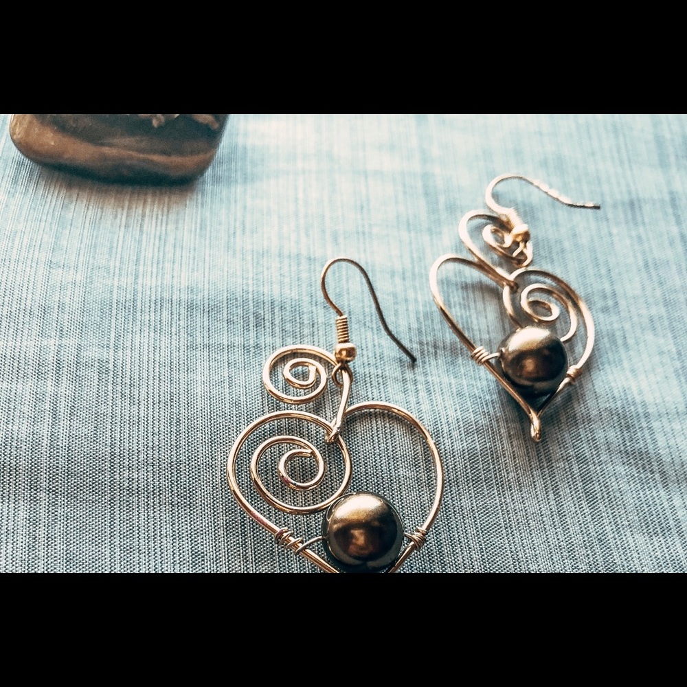 Home Made Hawaiian Pearl Earing 🧚‍♀️✨